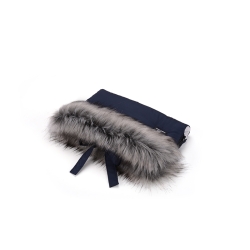 Cottonmoose mufka do wózka CottonMUFF DARK BLUE ocieplacze na dłonie