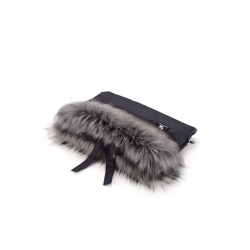 Cottonmoose mufka do wózka CottonMUFF GRAPHITE ocieplacze na dłonie