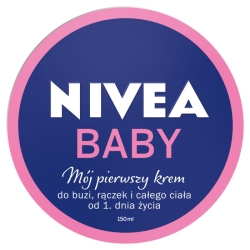 NIVEA BABY Mój pierwszy krem od 1. dnia życia do pielęgnacji buzi, rączek i całego ciała 150ml