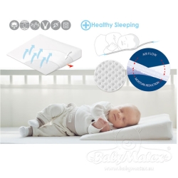 Baby Matex Poduszka dla niemowląt AERO Klin duży 60x36 cm