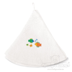Baby Matex ręcznik bawełniany BELL dzwoneczek biały ręczniczek do żłobka lub dla przedszkolaka