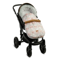 Sensillo śpiworek dziecięcy OLAF Różowa Mozaika śpiwór dla dziecka do wózka