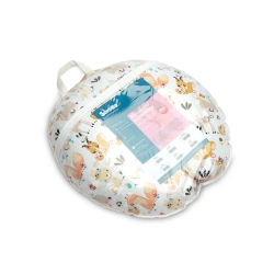 Poduszka dla mamy do karmienia dziecka Sensillo Rogal Velvet PIKNIK brzoskwiniowy