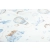 Sensillo rożek becik niemowlęcy dwustronny bawełna BALONY minky granatowy 80x80 cm