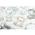 Sensillo rożek becik niemowlęcy dwustronny bawełna SAFARI minky grafitowy 80x80 cm