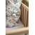 Sensillo rożek becik niemowlęcy dwustronny WAFEL bawełna SARENKI MIĘTOWY 75x75cm