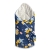Sensillo rożek becik niemowlęcy dwustronny VELVET bawełna GRANATOWY LISKI 75x75 cm
