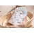 Sensillo rożek becik niemowlęcy dwustronny VELVET bawełna LOT W CHMURACH 75x75 cm