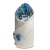 Sensillo rożek becik niemowlęcy dwustronny VELVET bawełna NIEBIESKI PAPUGI 75x75 cm
