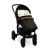 Sensillo śpiwór dla dziecka pikowany POLAR Black dziecięcy śpiworek do wózka