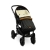 Sensillo śpiwór dla dziecka pikowany WEŁNA Black dziecięcy śpiworek do wózka