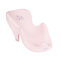 Fotelik do kąpieli antypoślizgowy KRÓLICZKI różowy firmy Tega