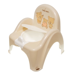 Tega Baby nocnik krzesełko z klapką MIŚ beżowy