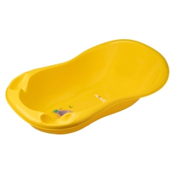 Tega Baby wanienka do kąpieli MONSTERS żółta wanna LUX 102 cm z odpływem