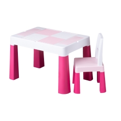 Tega MULTIFUN zestaw stolik + krzesło kolor RÓŻOWY