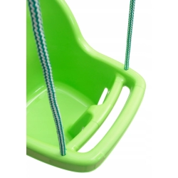 Huśtawka plastikowa dla dziecka kubełkowa Tega Baby zielona