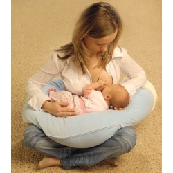 Cebuszka Physio MULTI dżersej melanż Light Grey Poduszka dla mamy i maluszka Ceba Baby