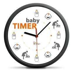 Zegar Baby Timer - zegarek ścienny przedstawiający pierwsze tygodnie życia dziecka