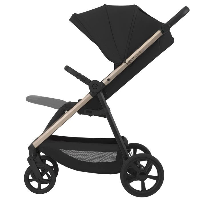 Dwustopniowa regulacja podnóżka przy użyciu jednej ręki