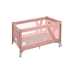 Espiro SIMPLE 08 Pink łóżeczko turystyczne 120x60 cm kojec dla dziecka