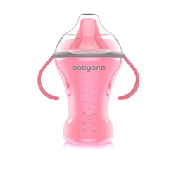 Kubek niekapek z twardym ustnikiem 260 ml NATURAL NURSING BabyOno 1457