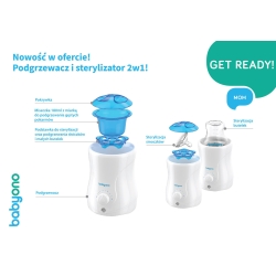 Podgrzewacz elektryczny Natural Nursing 2w1 z funkcją sterylizacji do butelek i słoiczków BabyOno 216