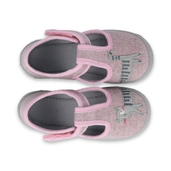 Buty dla dziecka Befado obuwie dziecięce HONEY kapcie dla dziewczynki rozmiary 18-25