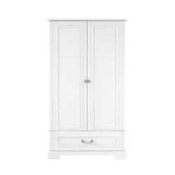 Bellamy INES szafa 2 drzwiowa kolor biały ELEGANT WHITE