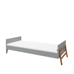 Bellamy LOTTA  GRAY Grey łóżeczko 90x200 cm łóżko tapczanik