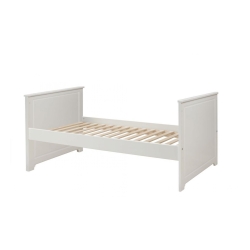 Bellamy MARYLOU łóżeczko dziecięce z funkcją tapczanika 70x140 cm kolor biały Snow Bliss
