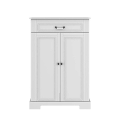 Bellamy INES komoda wysoka 2-drzwiowa kolor biały ELEGANT WHITE