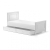 Bellamy INES łóżko 90x200 cm kolor biały ELEGANT WHITE tapczanik z szufladą - dodatkowe spanie