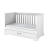 Bellamy INES łóżeczko dziecięce 140x70 cm kolor biały z funkcją tapczanika i szufladą ELEGANT WHITE