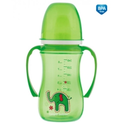 Canpol kubek niekapek EasyStart 240 ml Kolorowe Zwierzęta 35/208