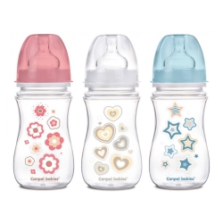Antykolkowa butelka szerokootworowa EasyStart "Newborn Baby" 240 ml Canpol 35/217