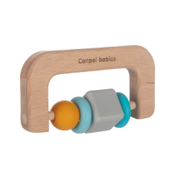 Gryzak drewniano silikonowy Canpol 80/301 gryzaczek dla dziecka idealny w okresie ząbkowania