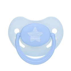 Smoczek uspokajający silikonowy 6-18m anatomiczny PASTELOVE Canpol Babies 22/420 Blue