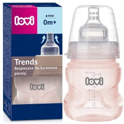 LOVI butelka do karmienia 120 ml Super Vent System Medical+ 21/565 Trends Pink smoczek 0m+ mini