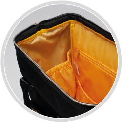 Plecak dla mamy z funkcją przypięcia do wózka Canpol 50/102 Black kolor czarny