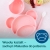 Silikonowy trójdzielny talerzyk z przyssawką MIŚ różowy o pojemności 500ml Canpol Babies 51/401