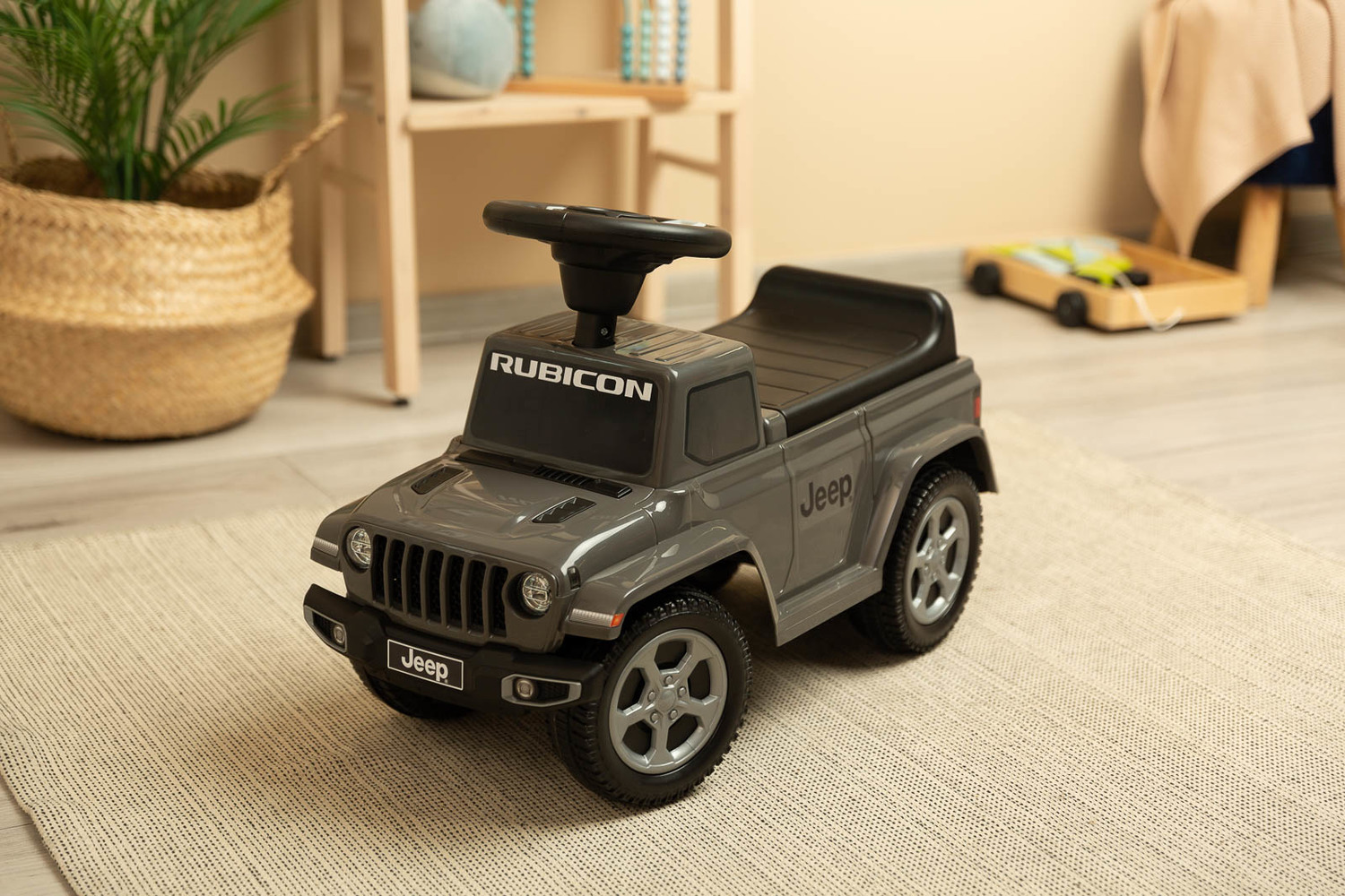 Jeździk pchacz JEEP RUBICON Grey