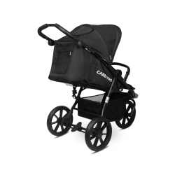 Wózeczek dziecięcy spacerowy trójkołowy Caretero LIMA Black wózek spacerówka dla dziecka
