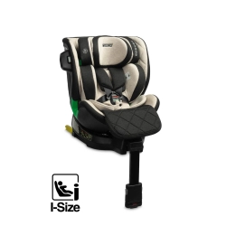 Caretero TUROX i-Size Beige obrotowy fotelik samochodowy dla dziecka 0-36 kg lub 40-150 cm