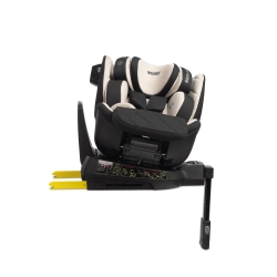 Caretero TUROX i-Size Beige obrotowy fotelik samochodowy dla dziecka 0-36 kg lub 40-150 cm