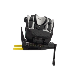 Caretero TUROX i-Size Grey obrotowy fotelik samochodowy dla dziecka 0-36 kg lub 40-150 cm