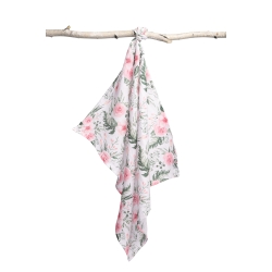 Pielucha muślinowa Sensillo 70x80 cm RÓŻE - pieluszka z muślinu