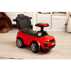 Jeździk SPORT CAR Red czerwony pojazd pchacz dla dziecka 12-36 miesięcy