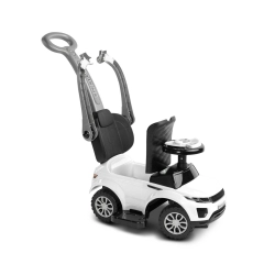 Jeździk SPORT CAR White biały pojazd pchacz dla dziecka 12-36 miesięcy
