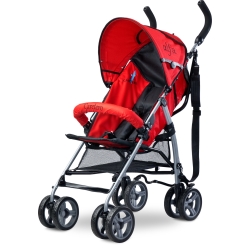Wózeczek dziecięcy spacerowy Caretero ALFA Red wózek spacerówka dla dziecka