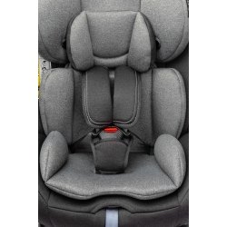 Fotelik samochodowy Caretero ARRO IsoFix Grey 0-36 kg siedzisko obrotowe 360° z pasem TopTether